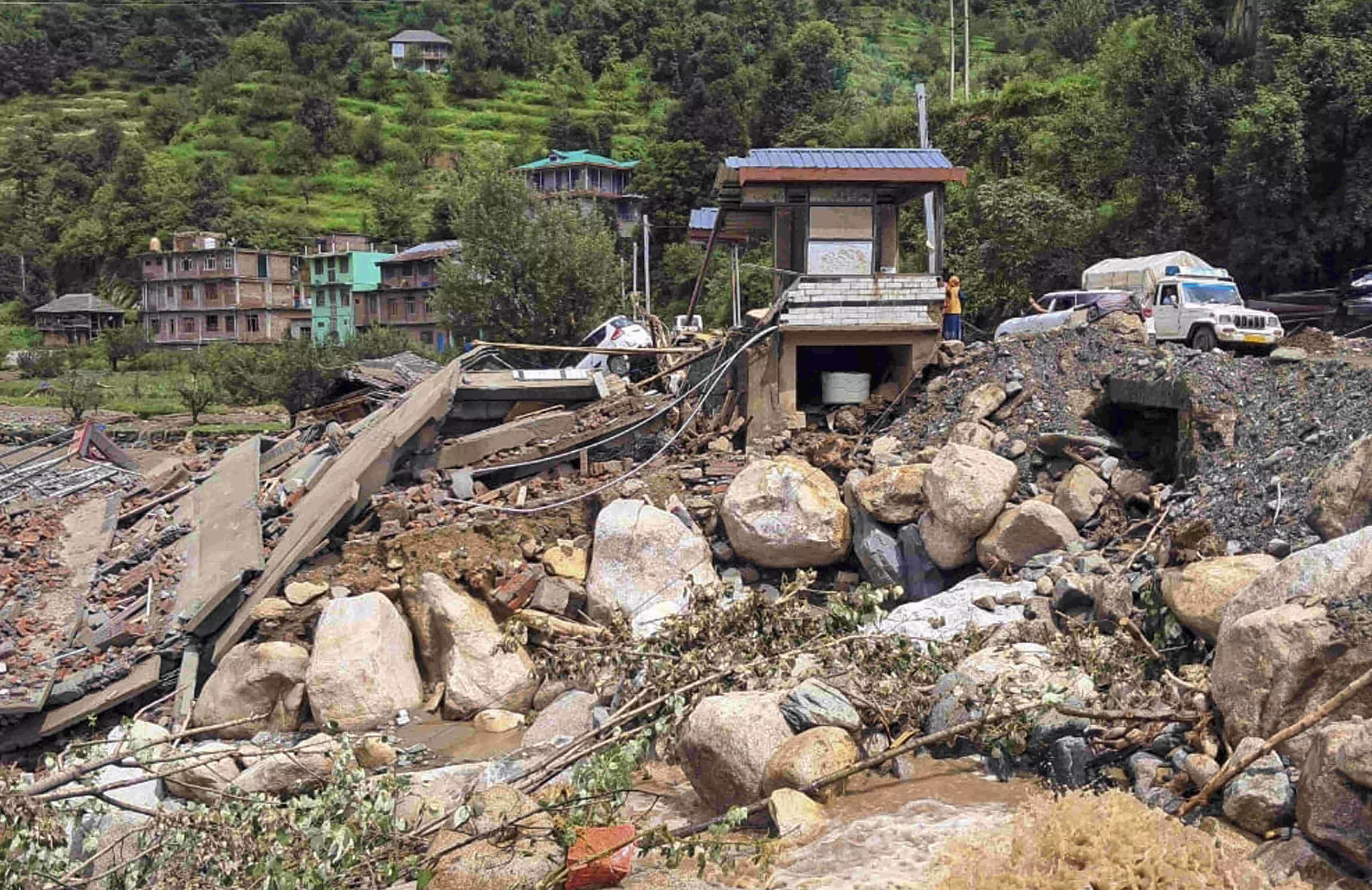 249 roads closed, over 750 water schemes affected in rain-hit Himachal 249 roads closed, over 750 water schemes affected in rain-hit Himachal