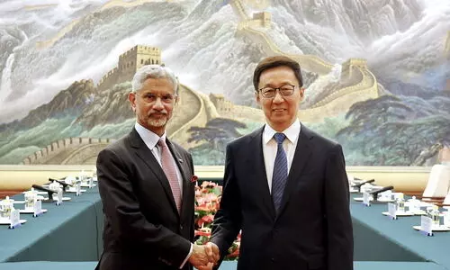 EAM Jaishankar holds talks with Chinese Vice President Han Zheng