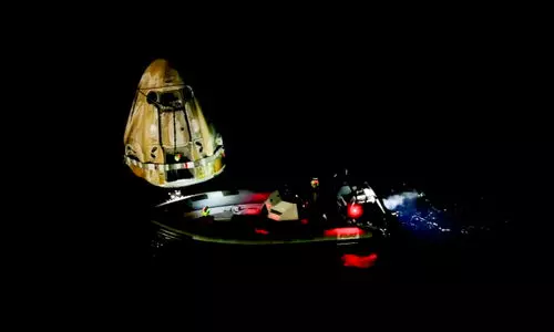 Back to earth with a splash – India’s space man Shubhanshu Shukla returns home
