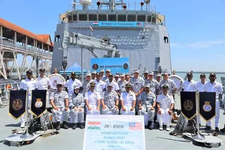 INS Sandhayak docks in Malaysia to boost maritime cooperation