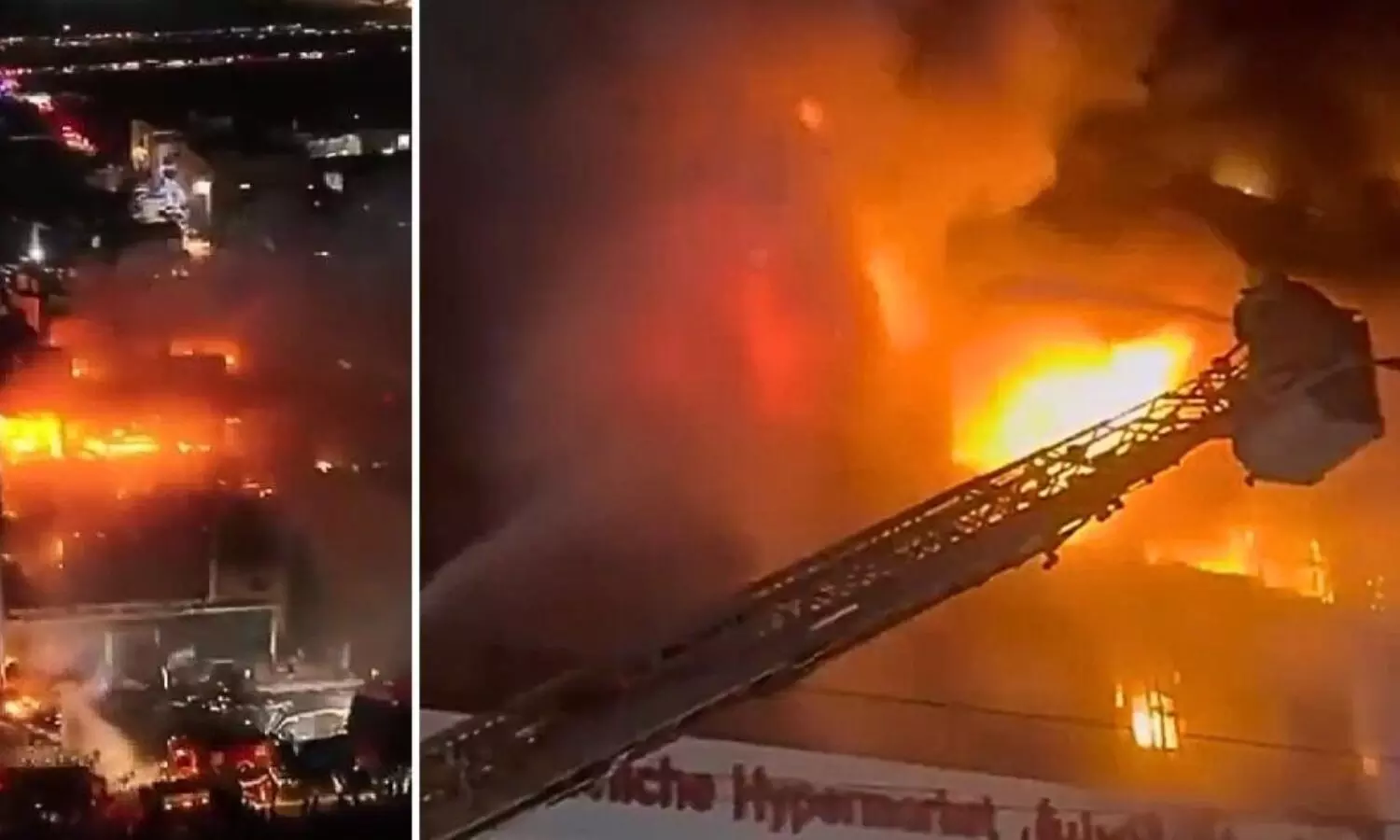 More than 60 killed, many injured as huge fire breaks out at shopping mall in Iraq