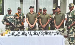 BSF destroys 6 Pak drones, seizes 2.34 kg heroin in big Amritsar border operation
