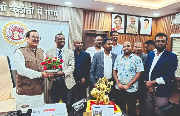 MP minister showcases Ravidas Skills Park model to Ethiopian delegation MP minister showcases Ravidas Skills Park model to Ethiopian delegation