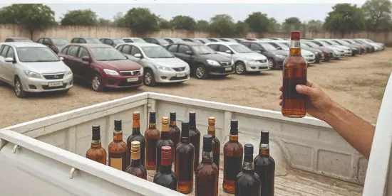 Amended Liquor Law: Excise dept seizes 35 vehicles, begins confiscation Amended Liquor Law: Excise dept seizes 35 vehicles, begins confiscation