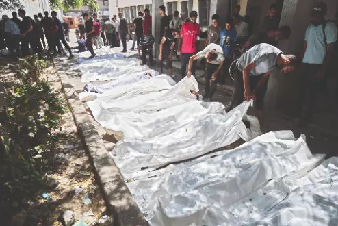 Aid rush kills 73 in Gaza