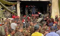 Bangladesh Air Force training aircraft crashes atop school building; at least 16 killed, dozens injured