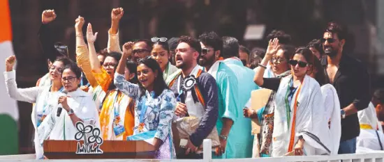 TMC’s Martyrs’ Day rally draws massive celebrity support TMC’s Martyrs’ Day rally draws massive celebrity support