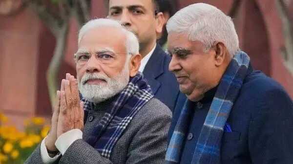 Dhankhar got many opportunities to serve country in various capacities: PM Modi Dhankhar got many opportunities to serve country in various capacities: PM Modi