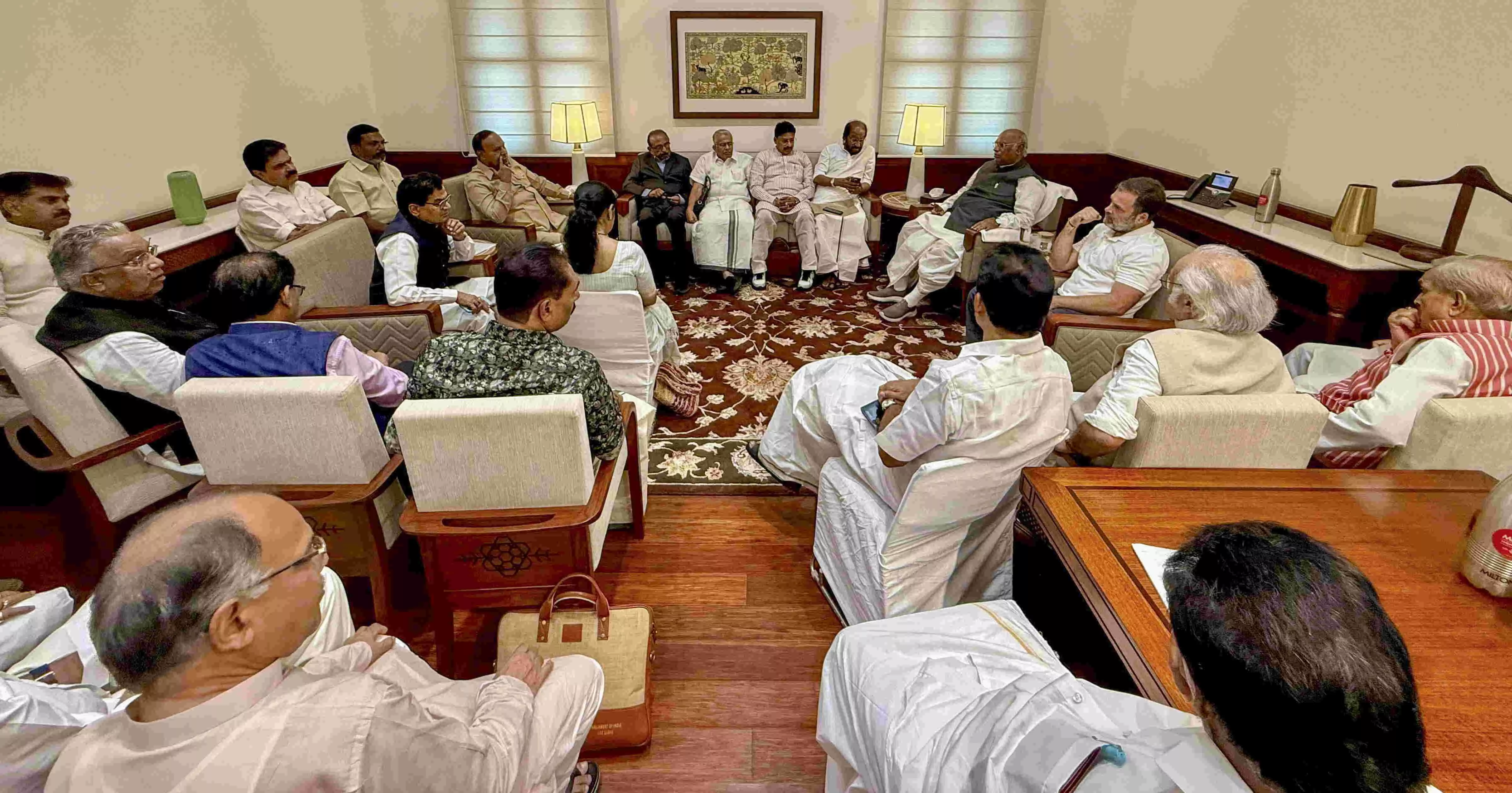 Opposition MPs protest against Bihar SIR; vow to press for PMs presence in House Opposition MPs protest against Bihar SIR; vow to press for PMs presence in House