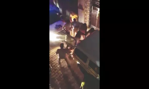 TMC flags video of cop brutality on Bengal workers in Gurugram
