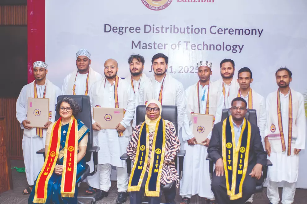 First degree distribution ceremony held at IIT Madras Zanzibar