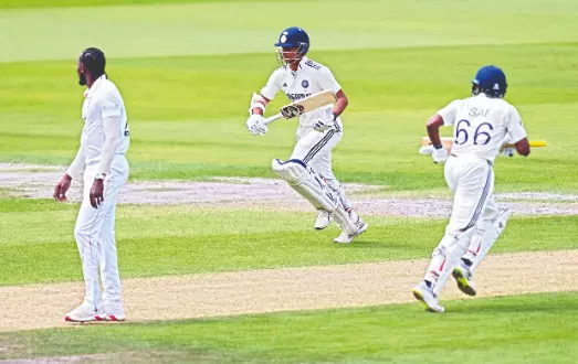 Fifties from Jaiswal, Sudharsan steer India to 264 for 4 on day one
