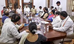 Telangana CM, leaders present OBC reservation model before Congress leadership Telangana CM, leaders present OBC reservation model before Congress leadership