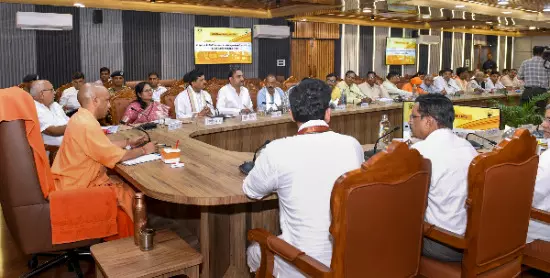 Adityanath directs officials to accelerate road development projects in Gorakhpur, Basti Adityanath directs officials to accelerate road development projects in Gorakhpur, Basti