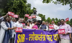 Opposition MPs tear, throw SIR posters in bin as symbolic rejection of exercise Opposition MPs tear, throw SIR posters in bin as symbolic rejection of exercise