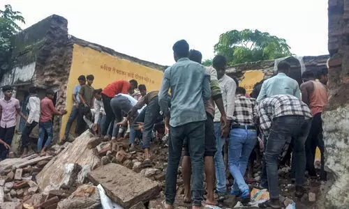 Seven students dead as portion of school building collapses in Rajasthan