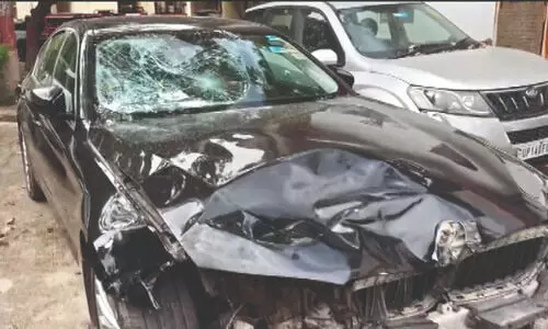 Five-year-old girl killed, two hurt as speeding BMW hits scooter in Noida