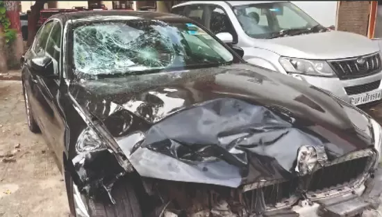 Five-year-old girl killed, two hurt as speeding BMW hits scooter in Noida Five-year-old girl killed, two hurt as speeding BMW hits scooter in Noida