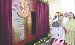 Punjab CM lays foundation stone of Bhagat Singh Heritage Complex Punjab CM lays foundation stone of Bhagat Singh Heritage Complex