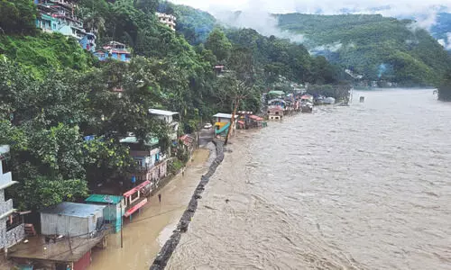 Heavy rainfall in Sikkim inundates stretches along Teesta in Bengal