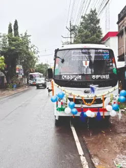 AC bus service launched between Sheoraphuli & Sector V via New Town AC bus service launched between Sheoraphuli & Sector V via New Town