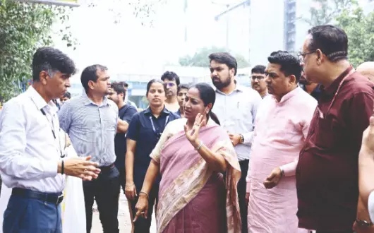Post-rain inspection: CM Gupta says ‘water clears in 30 minutes’