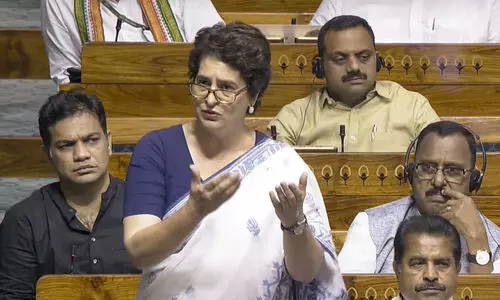 Priyanka urges Centre to waive loans of Wayanad flood victims, laments lack of support
