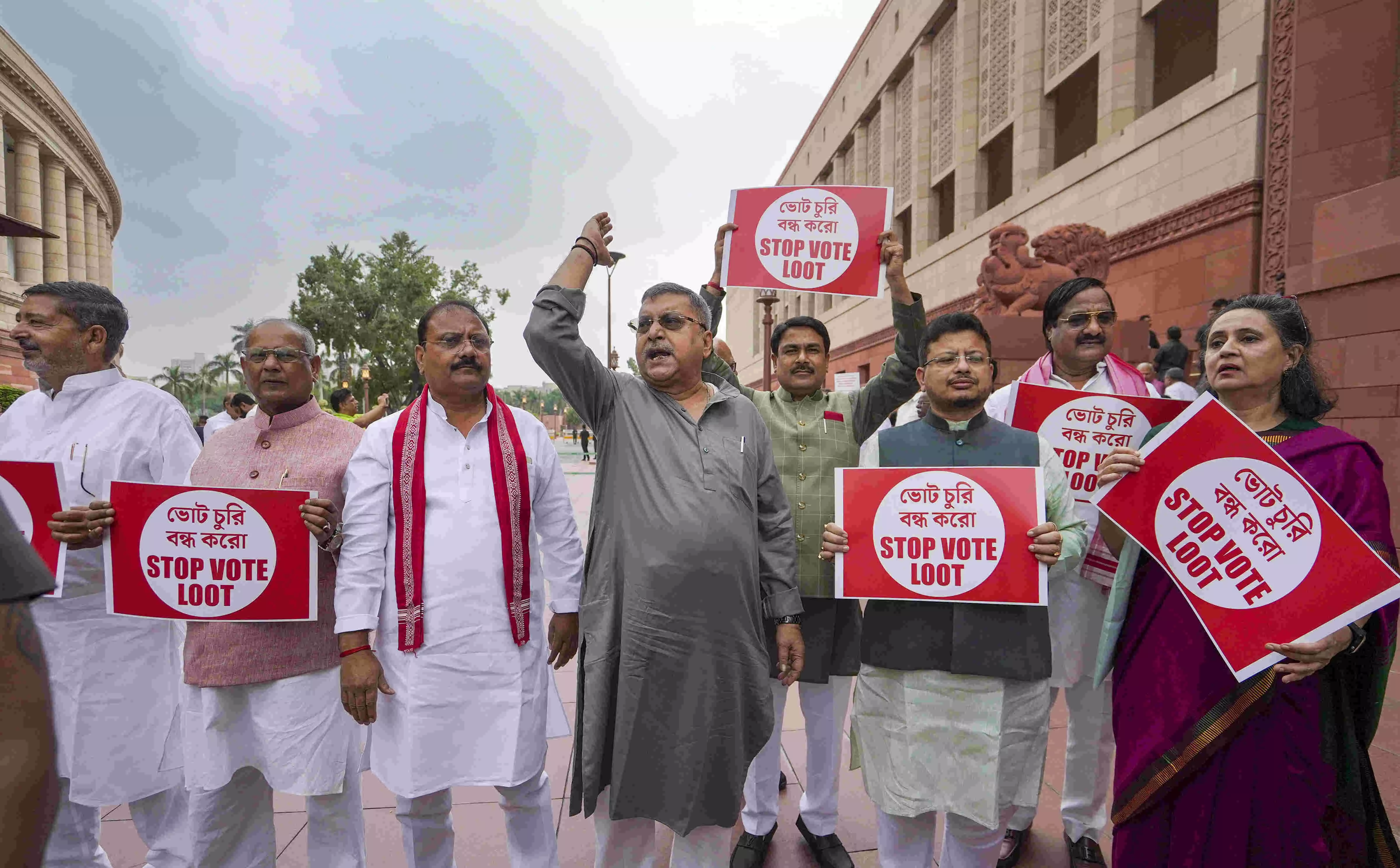 TMC demands discussion on SIR in Parliament TMC demands discussion on SIR in Parliament
