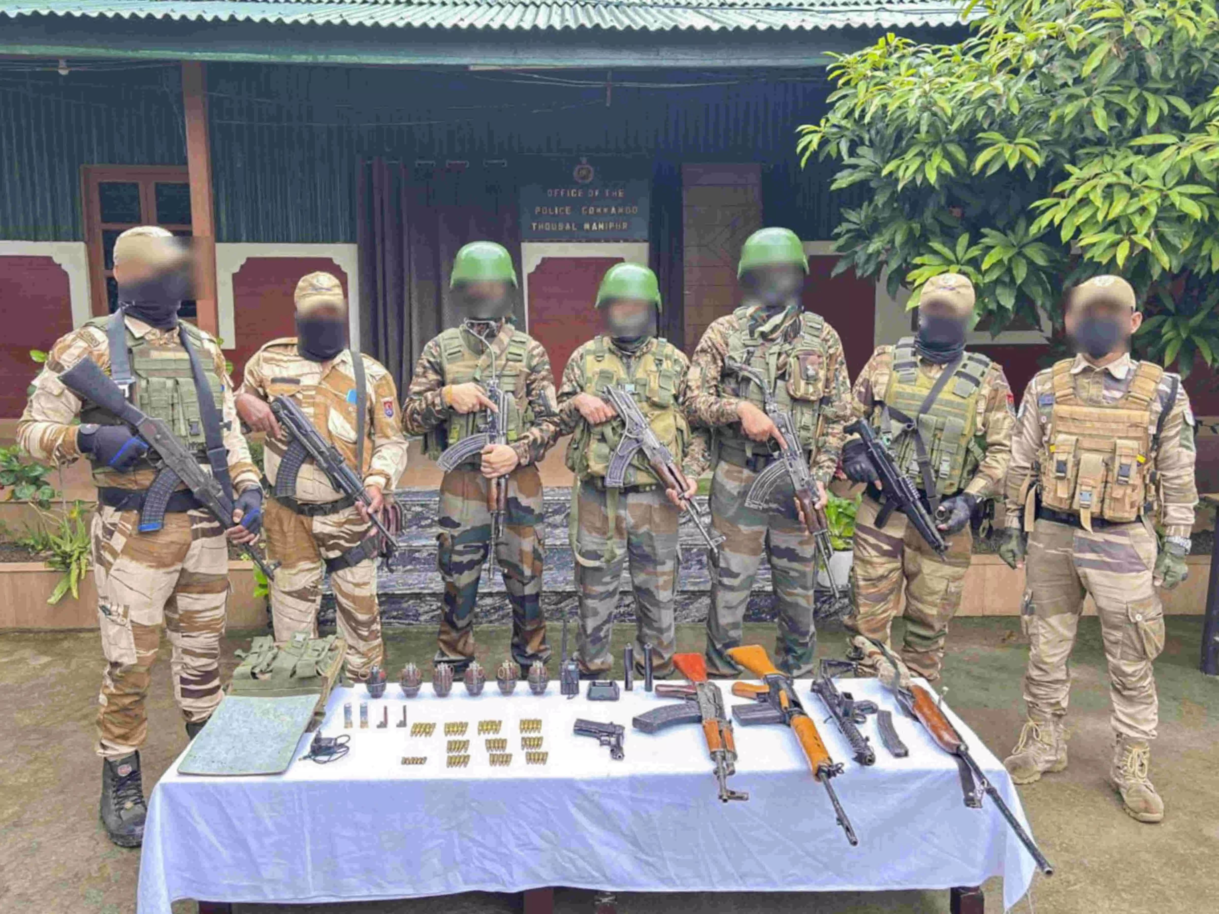 Four militants among five held in Manipur, 26 firearms recovered in separate operations Four militants among five held in Manipur, 26 firearms recovered in separate operations