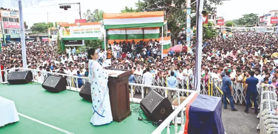 Mamata to hold her second ‘Bhasha Andolon’ rally in Jhargram on Aug 6