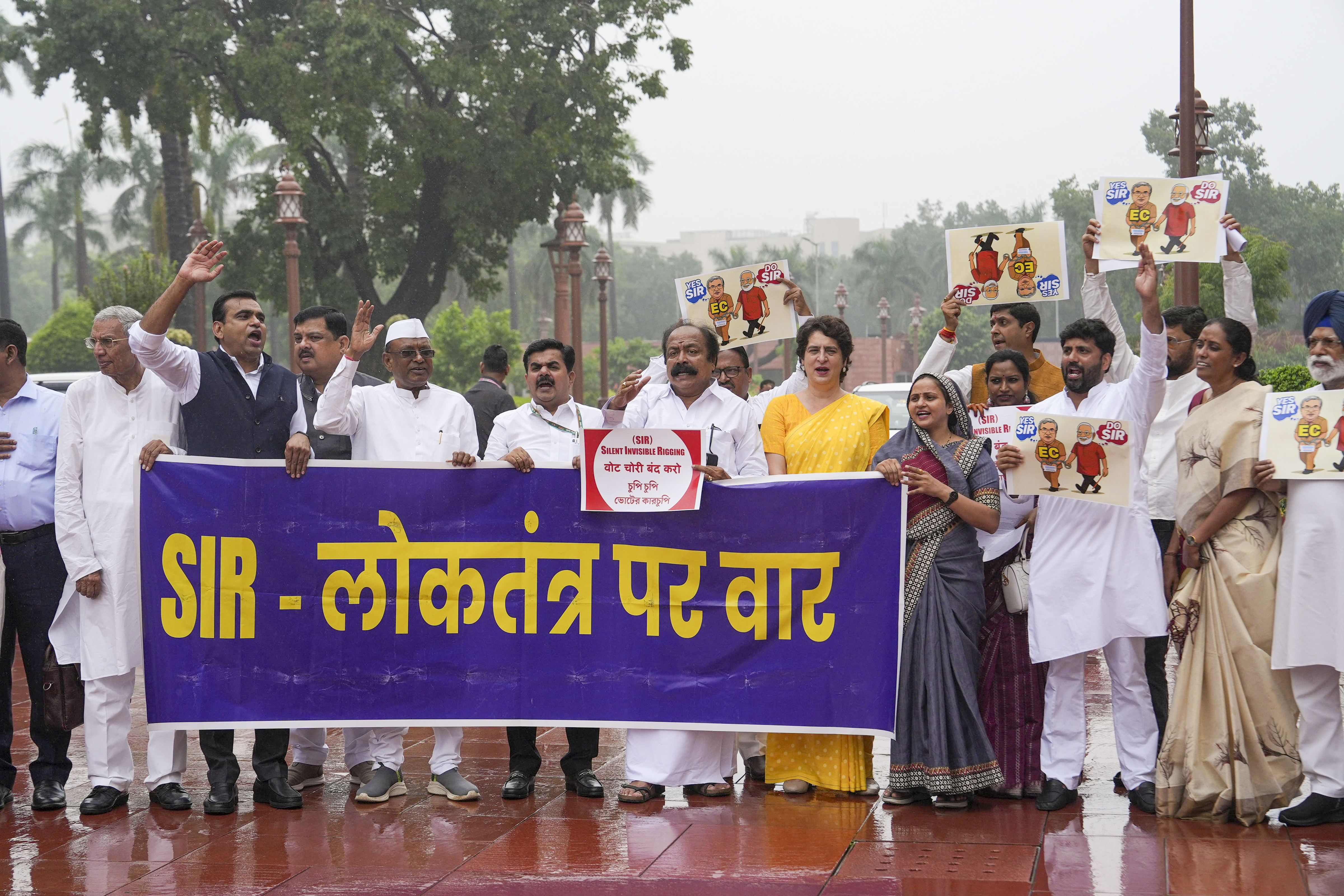 Opposition MPs submit notices demanding discussion on SIR issue in Parliament Opposition MPs submit notices demanding discussion on SIR issue in Parliament