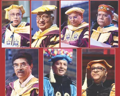 Governors of 5 states grace JGU’s convocation Governors of 5 states grace JGU’s convocation