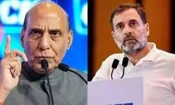 Rajnath dares Rahul to detonate atom bomb of evidence against EC