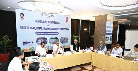 Union Fisheries Minister chairs review meet on fisheries development in four states Union Fisheries Minister chairs review meet on fisheries development in four states
