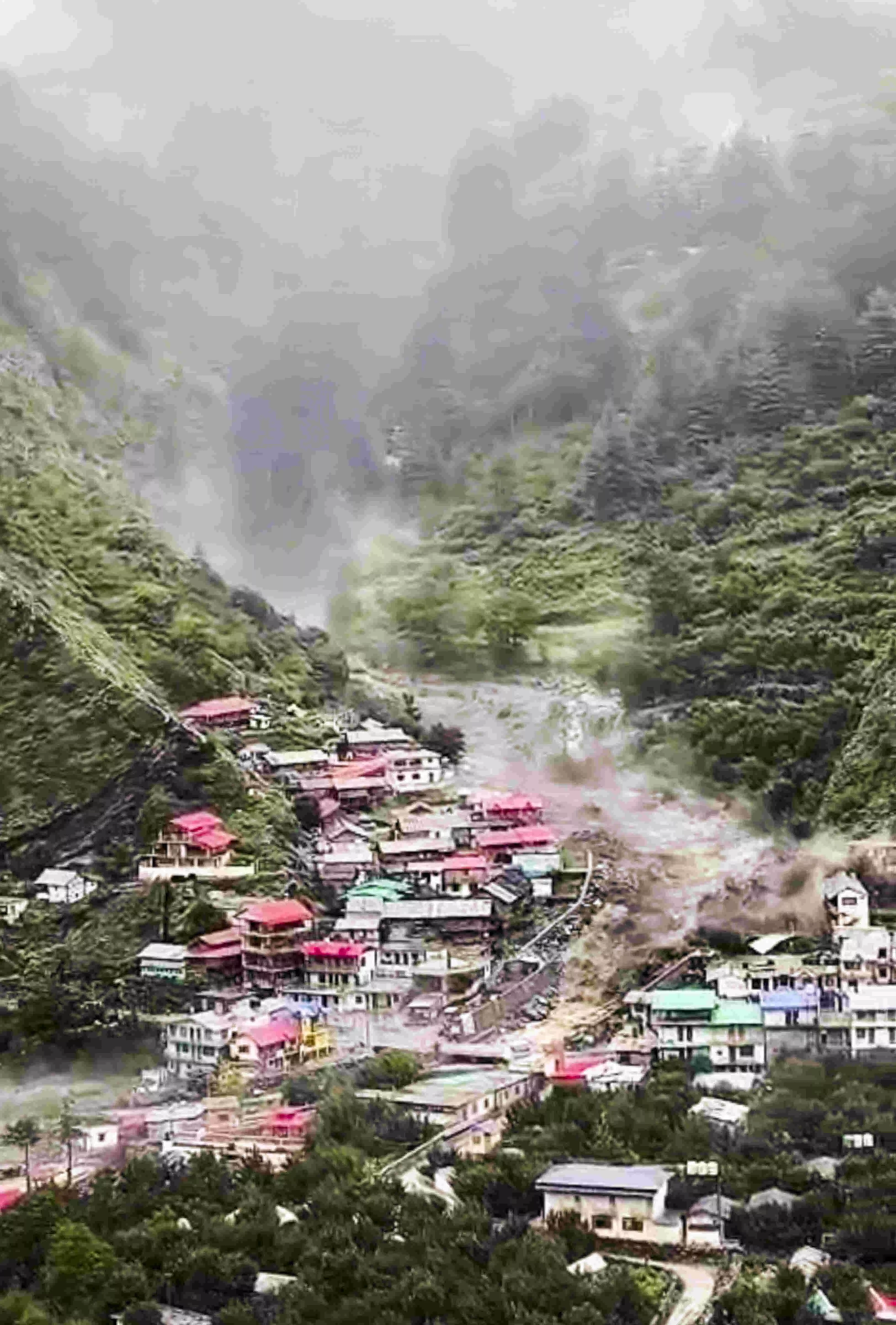 Village washed away, several missing after cloudburst in Uttarkashi Village washed away, several missing after cloudburst in Uttarkashi
