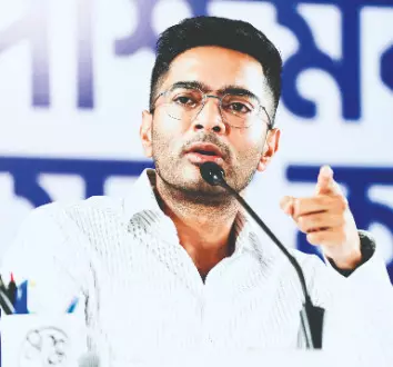 Abhishek holds virtual meet with TMC dist leaders, warns against infighting Abhishek holds virtual meet with TMC dist leaders, warns against infighting