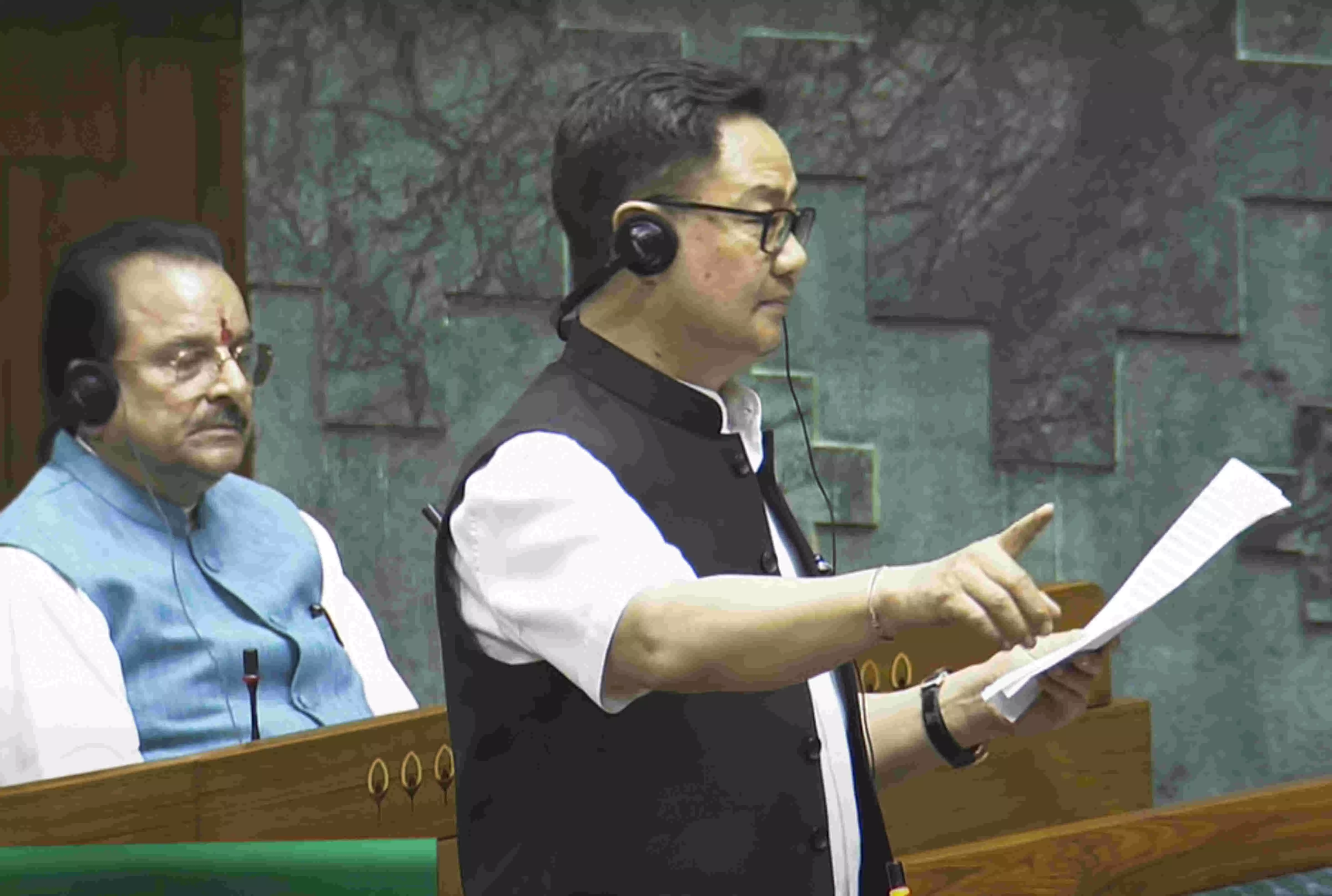 Bihar SIR cannot be discussed in House as matter before Supreme Court: Rijiju in Lok Sabha Bihar SIR cannot be discussed in House as matter before Supreme Court: Rijiju in Lok Sabha