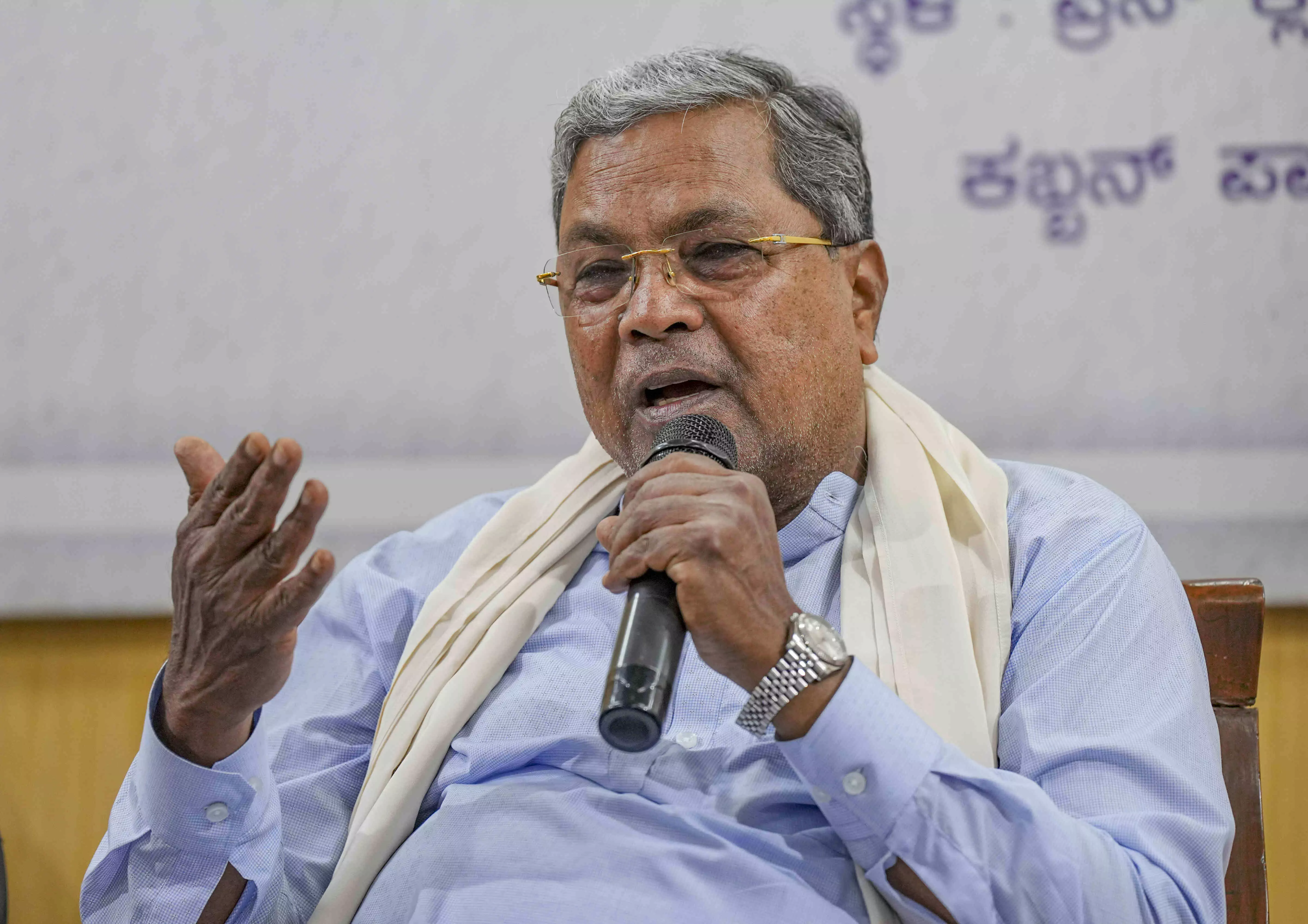 Karnataka CM calls Trump’s tariff move economic blackmail, slams Modi for headline management