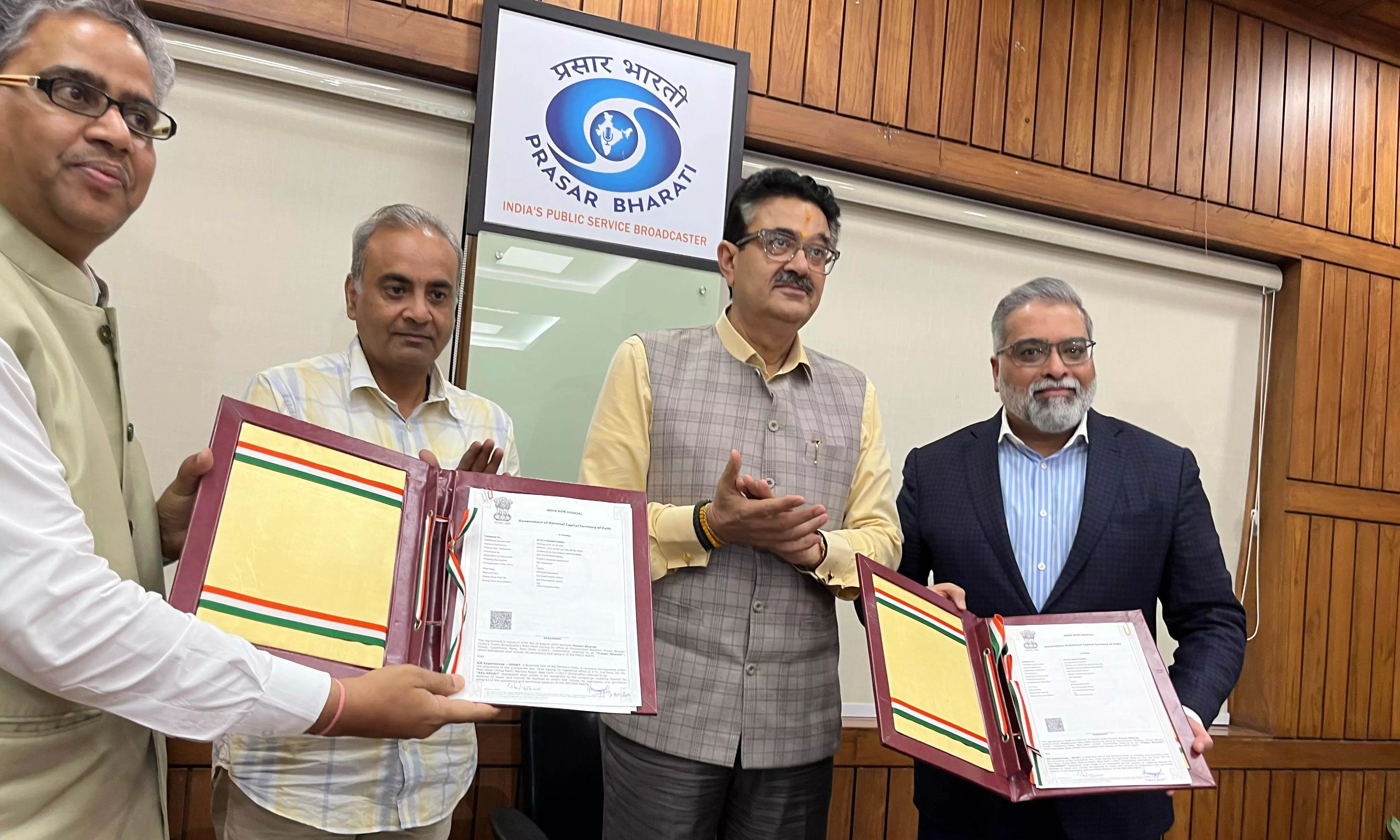 Prasar Bharati and AEx SPORT announce a strategic partnership to broadcast Global League Wrestling