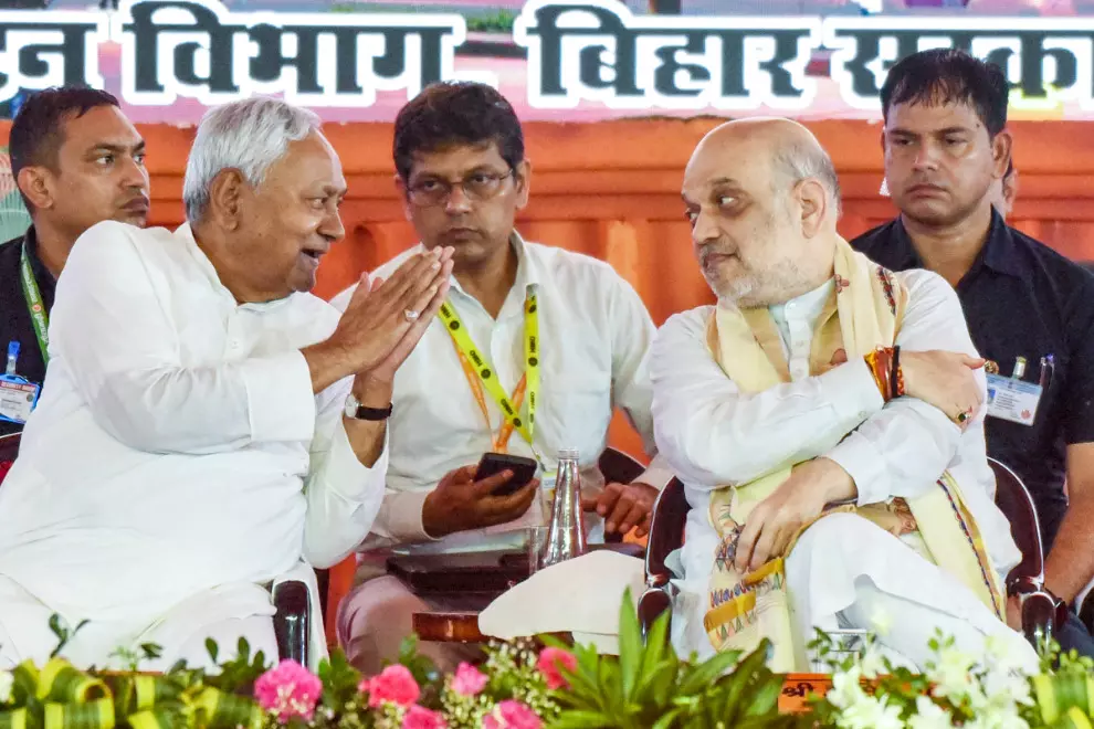 At Bihar rally, Amit Shah tears into RJD-Congress combine for opposing SIR At Bihar rally, Amit Shah tears into RJD-Congress combine for opposing SIR