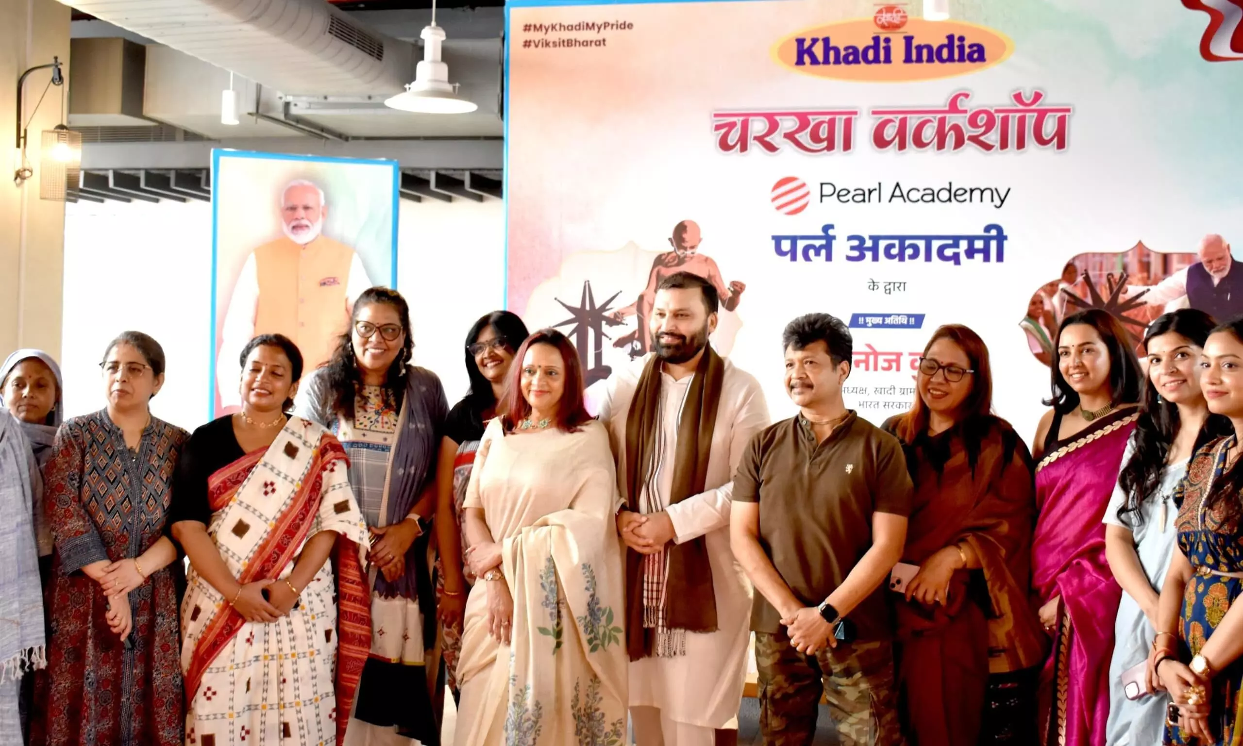Pearl Academy & KVIC organise ‘Charkha’ & pottery art workshop