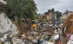 ‘7 or 8 in hospital, 5 from my family’: Wall collapse buries hopes of life