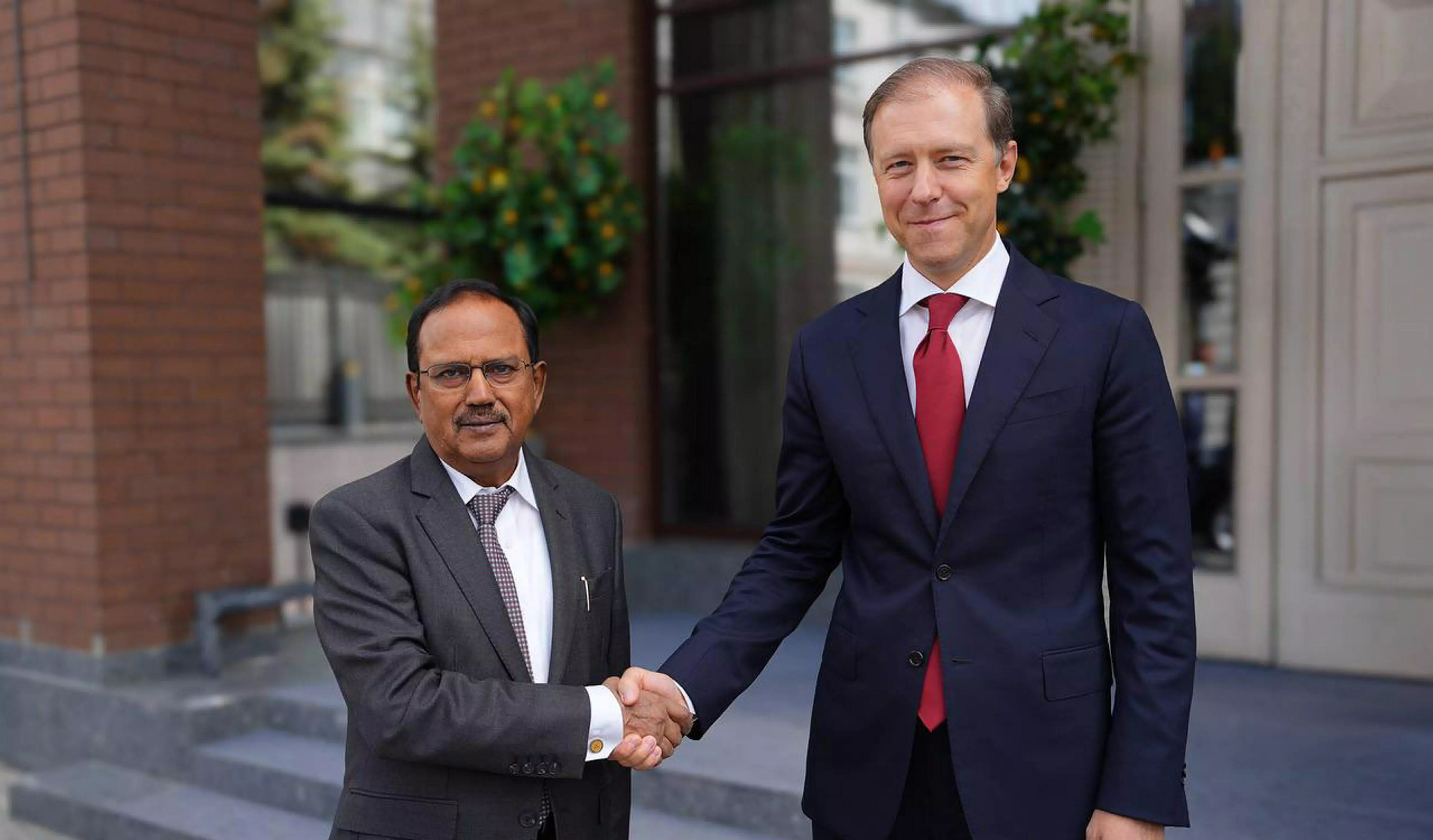 NSA Doval meets Russias First Dy PM, discusses military-technical ties NSA Doval meets Russias First Dy PM, discusses military-technical ties