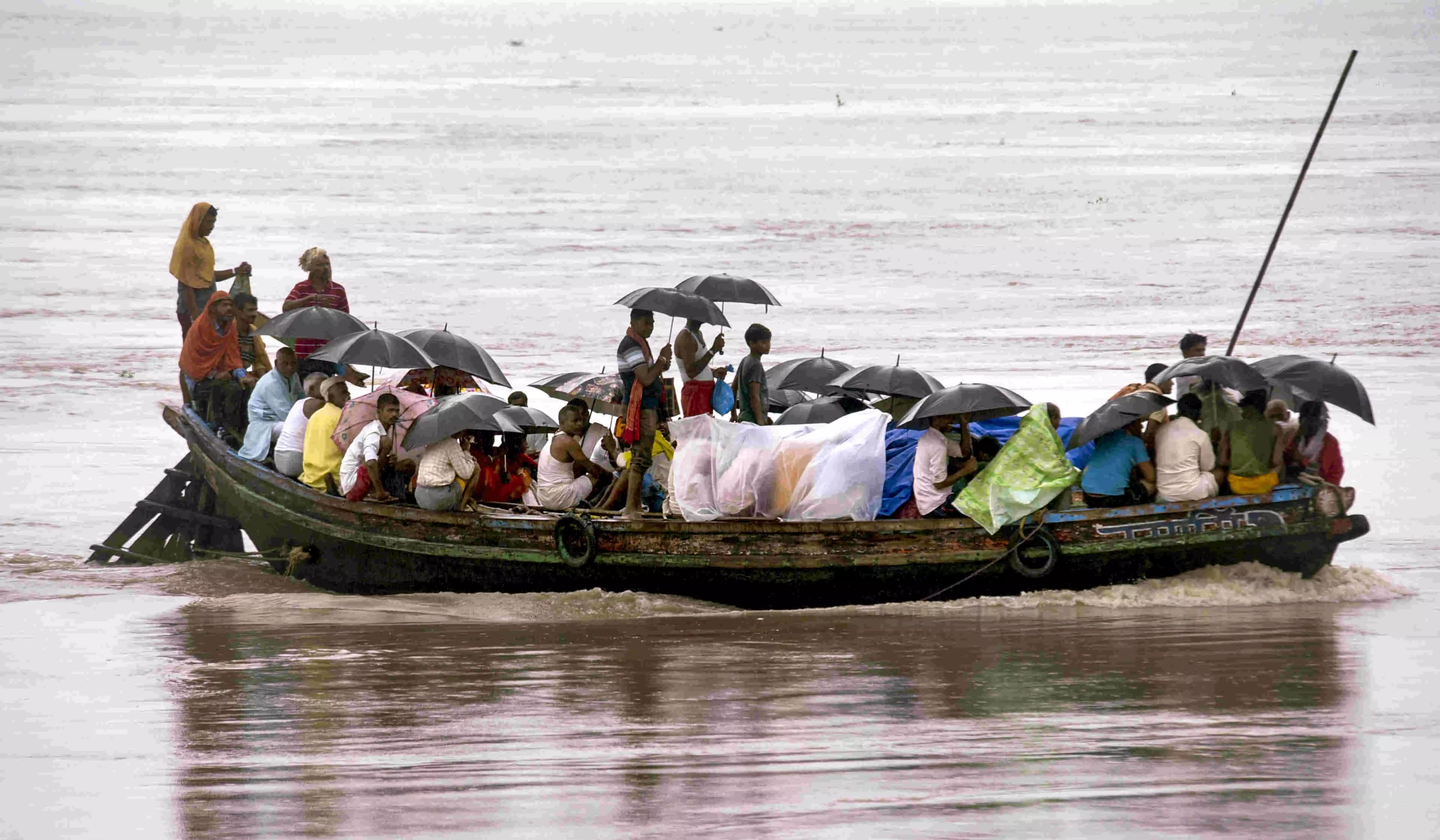 Ganga flowing above danger mark in Patna, other districts