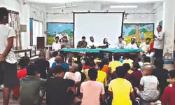 Balurghat: Councillor celebrates Raksha Bandhan at juvenile home