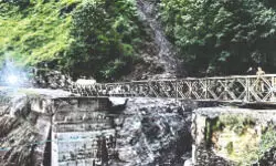 Bridge built to restore connectivity in flood-hit Uttarkashi, relief supply intensified