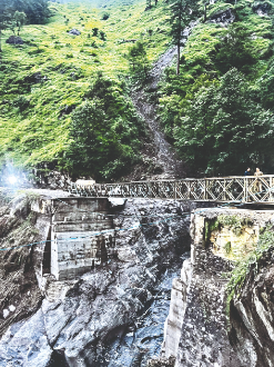 Bridge built to restore connectivity in flood-hit Uttarkashi, relief supply intensified
