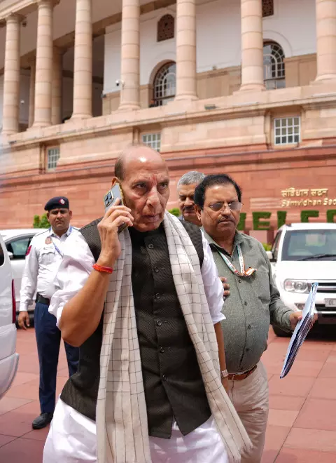Rajnath Singh lays foundation stone of rail coach factory in MPs Raisen