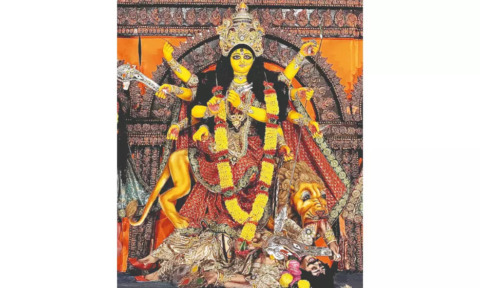 Siliguri: Preparations begin for Durga Puja celebrations Siliguri: Preparations begin for Durga Puja celebrations
