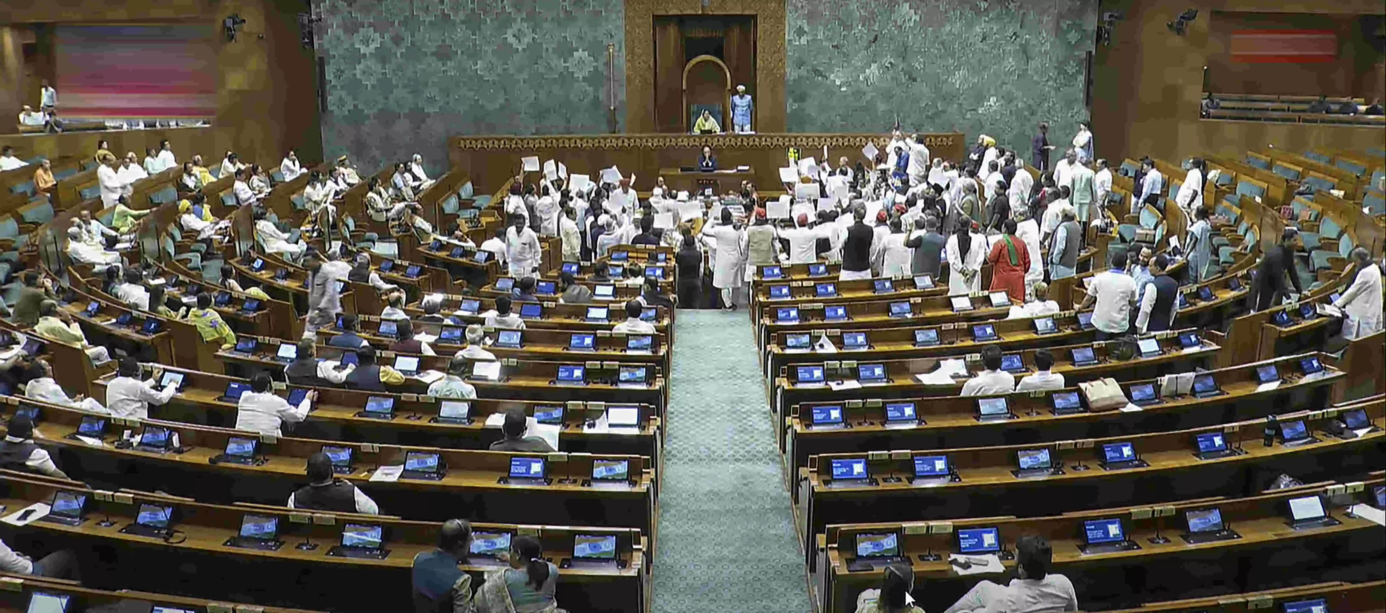 LS, RS adjourned minutes after proceedings commence in both houses today